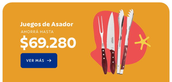 ¡Juegos de Asador! Ahorrá hasta $69.280